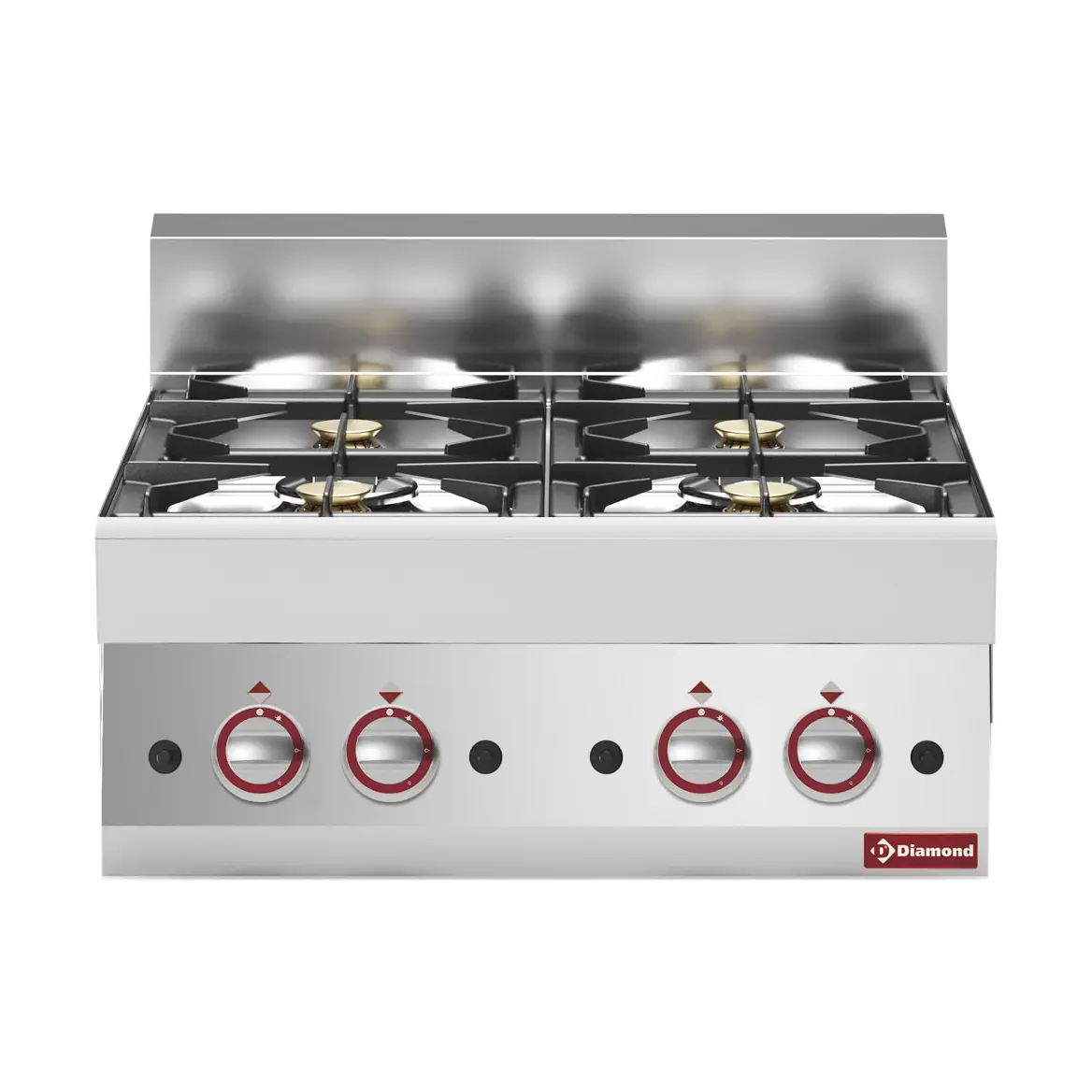 Cuisinière gaz 4 feux vifs -Top-