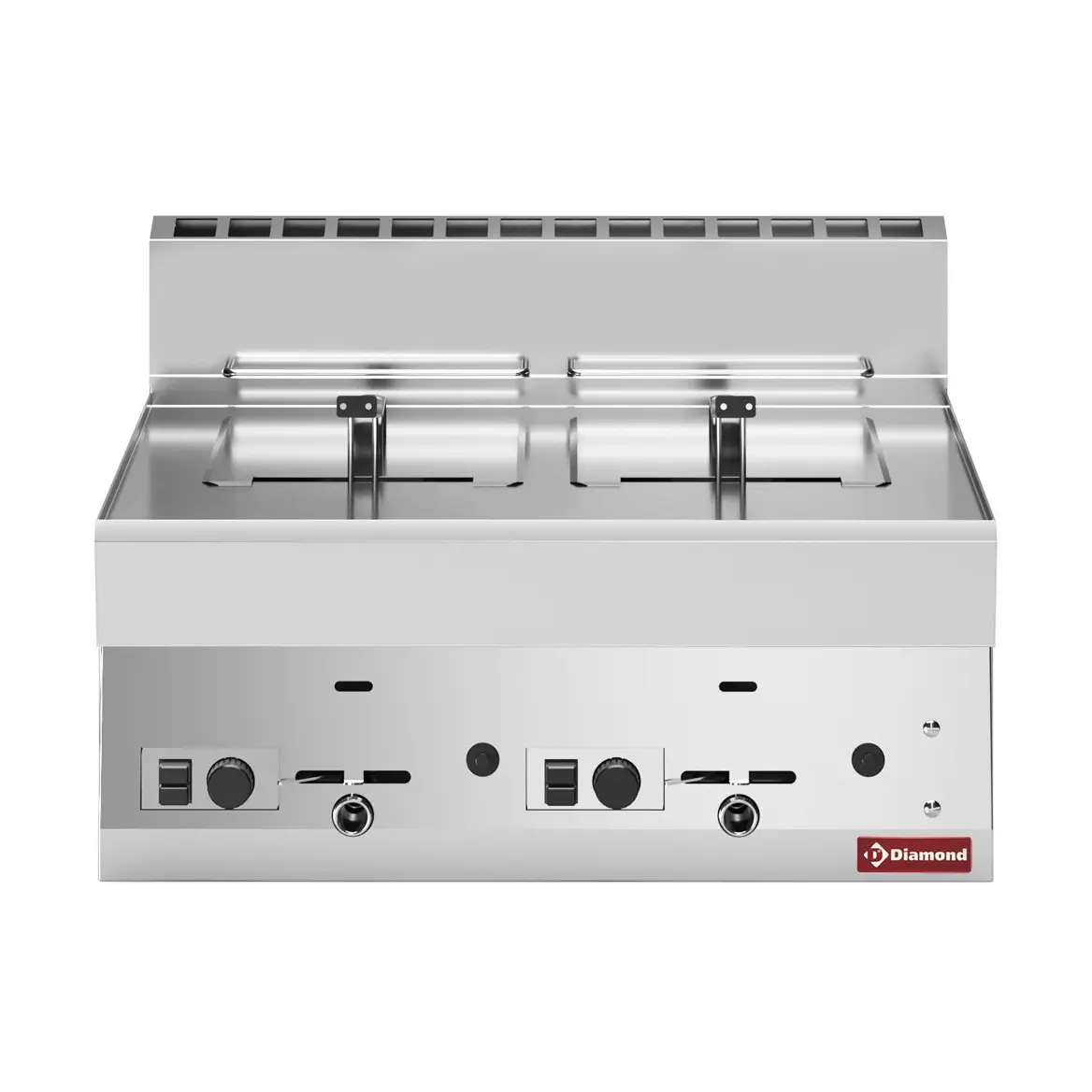 Friteuse gaz 2 cuves 8 litres -Top-