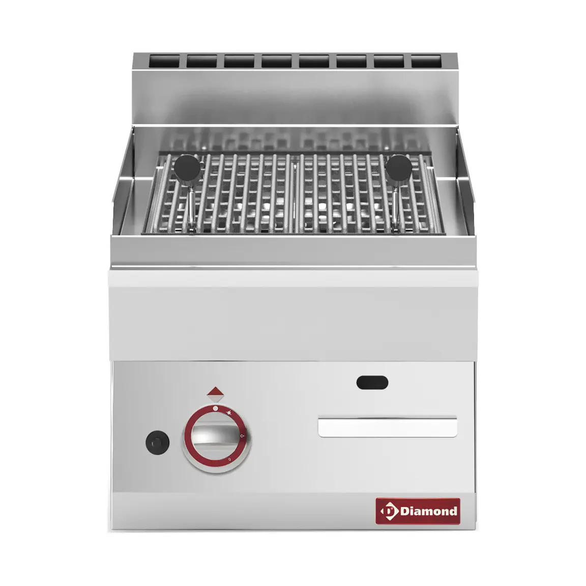 Grill pierre de lave gaz, grille de cuisson en fonte -Top-