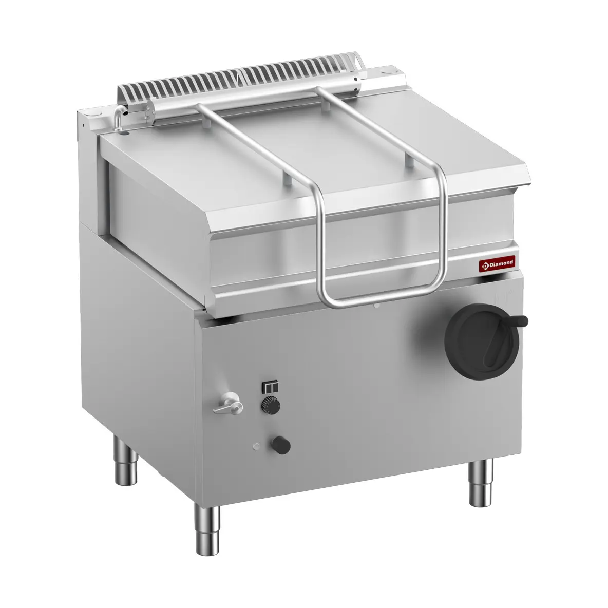 Sauteuse gaz basculante cuve inox, 60 litres