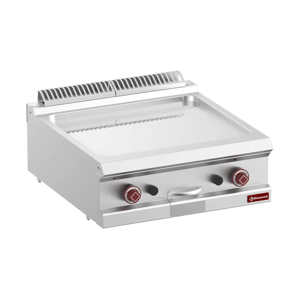 Plaque de cuisson gaz lisse chrome dur, module 1/1  -Top-