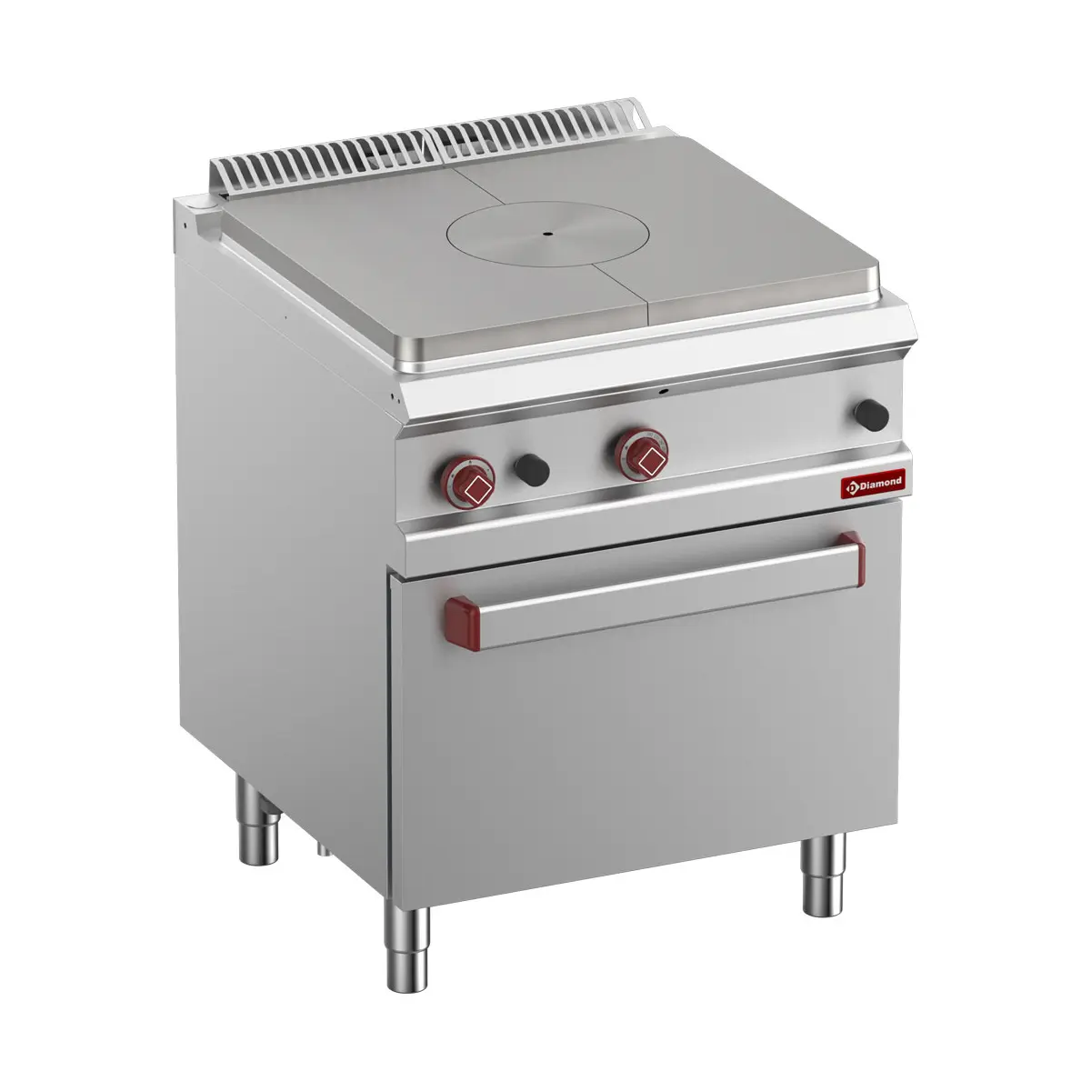 Fourneau taque coup de feu gaz, four gaz GN 2/1