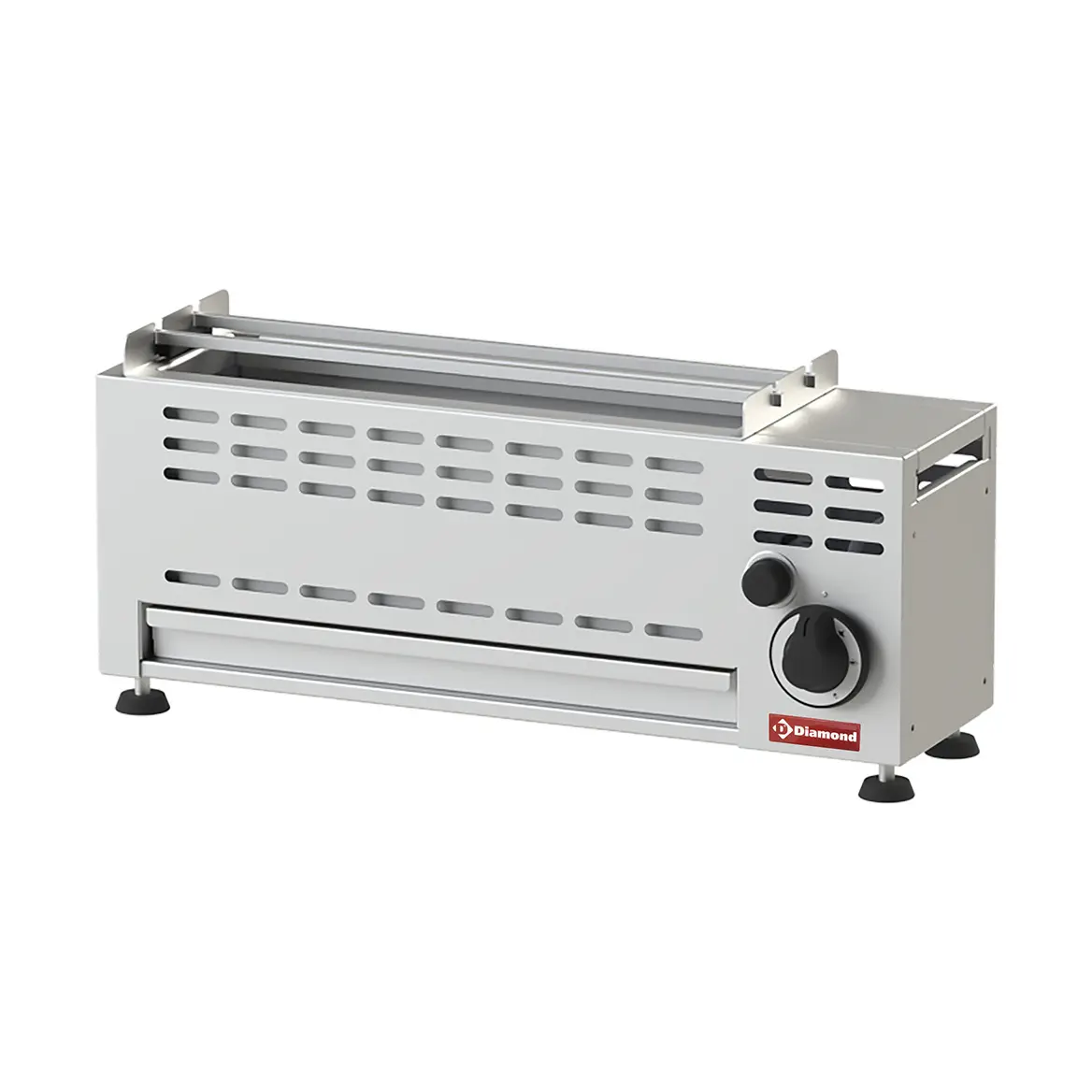 Grill Brochettes gaz - 1 bruleur - 1 x7 KW
