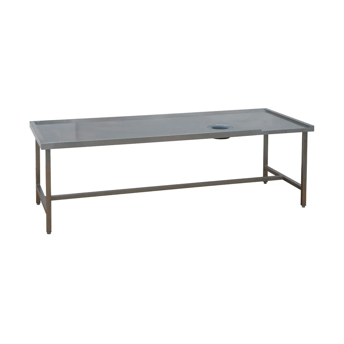Table de triage (gauche) avec trou vide-ordures - 2600 x 1050 mm