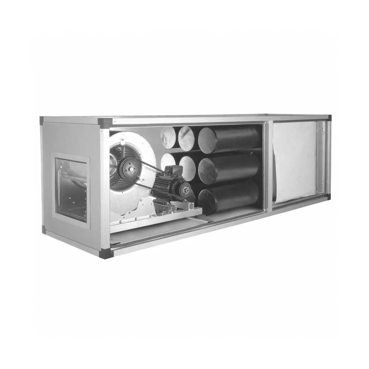 Groupe d'extraction filtrant,4000 m3/h, 2 vitesses