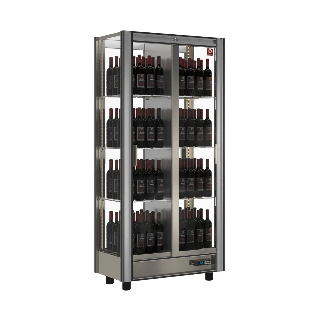 Vitrine réfrigérée à vins Lt. 530 - Traversant - Modulable