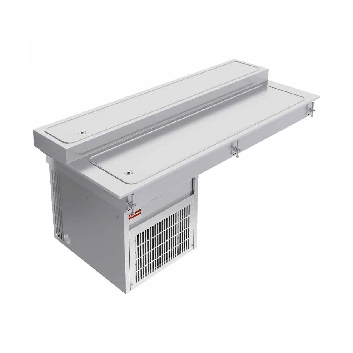 Élément top réfrigéré, 2 niveaux, 4x GN 1/1