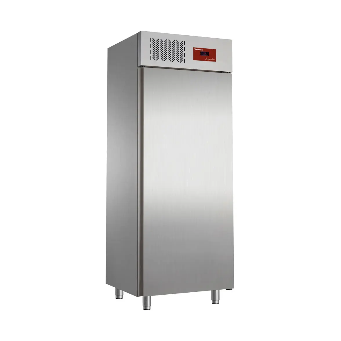 Armoire frigorifique 14x EN 600x400, ventilé (500 Lit.) - Acier inox