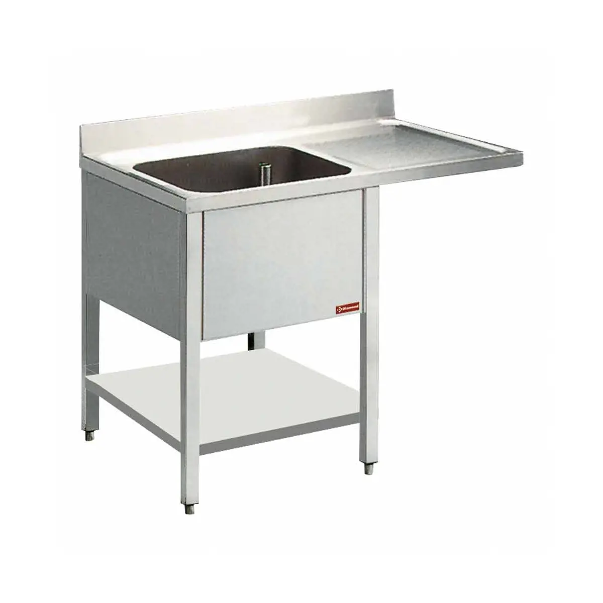 Plonge 1 cuve et 1 égouttoir - 1400 x 700 mm