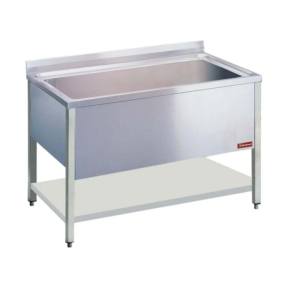 Plonge 1 cuve 1060x500xh400 - 1200 x 700 mm