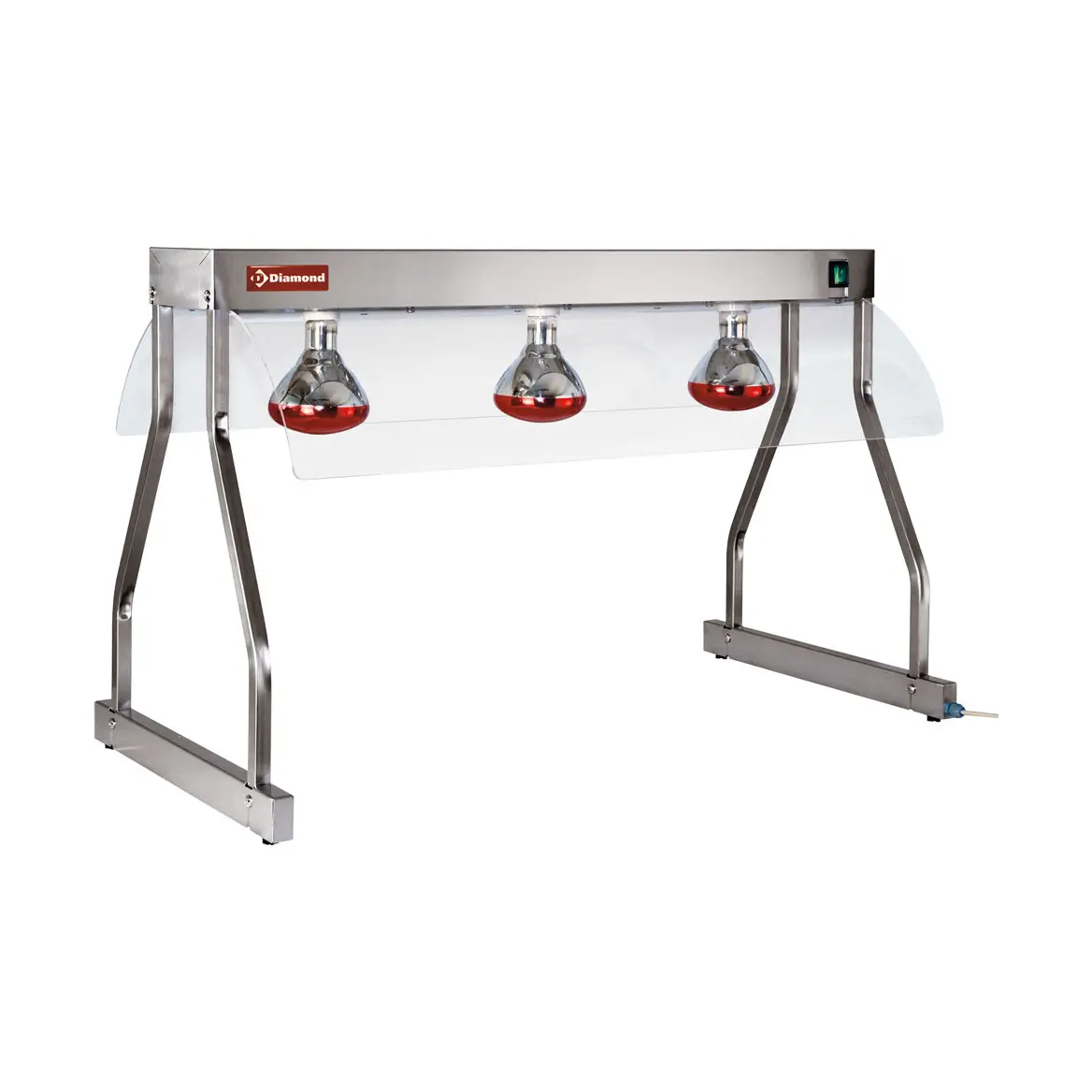Pont chauffant, lampes infrarouges (3x 250 W) - 1030 x 530 mm