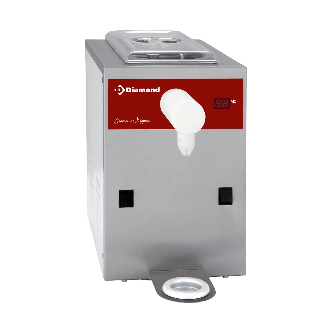 Machine réfrigérée à chantilly en inox, cuve 5 L (150 L/h)