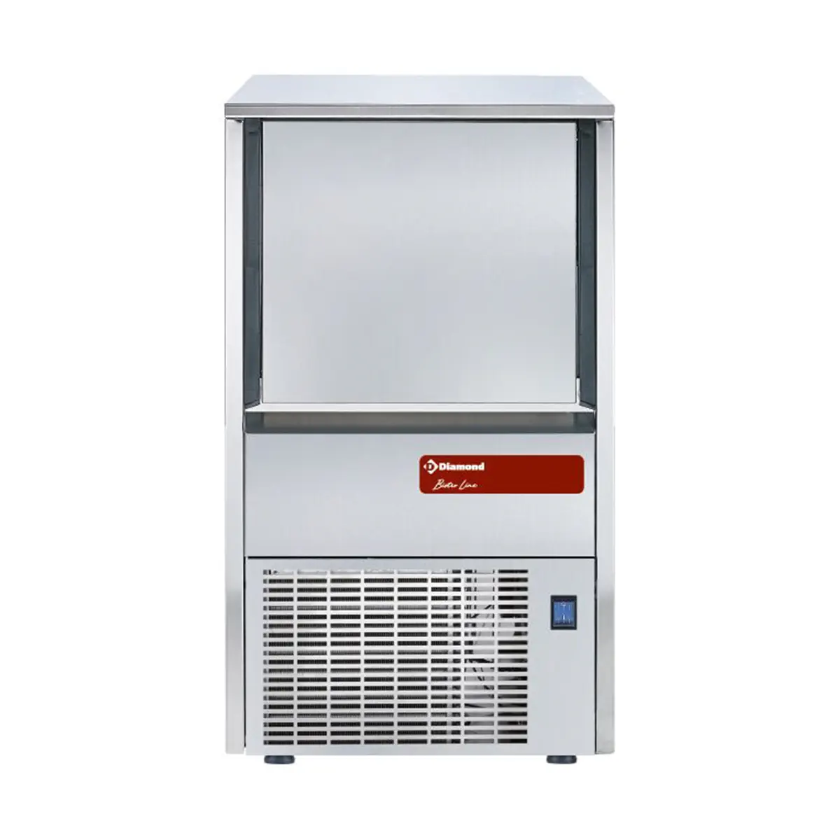 Machine à glaçons creux 38 kg avec réserve 12 kg
