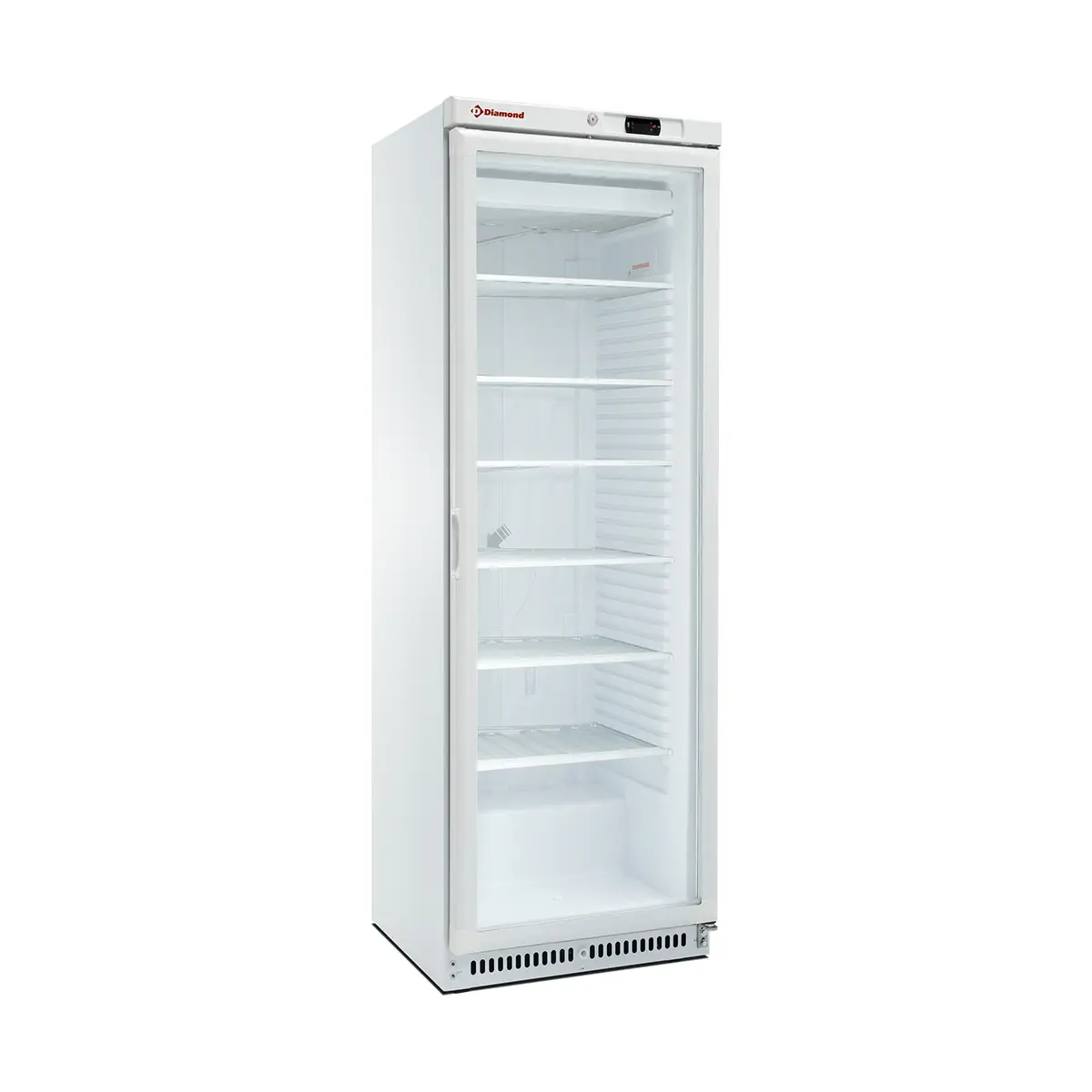 Armoire congélateur statique, vitrée, 400 litres. blanc