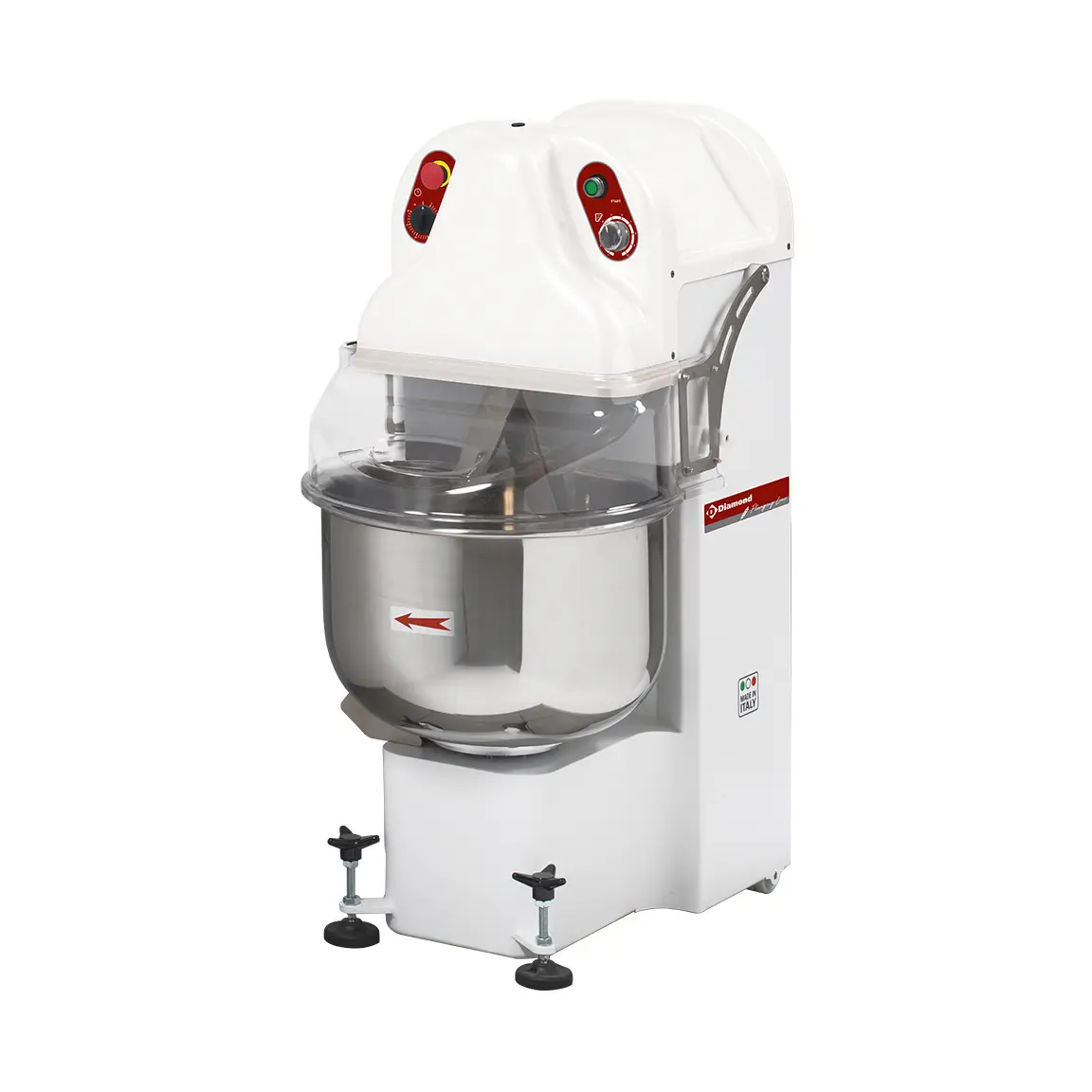 Pétrin à bras plongeants, 50 Kg, - Vitesse variable