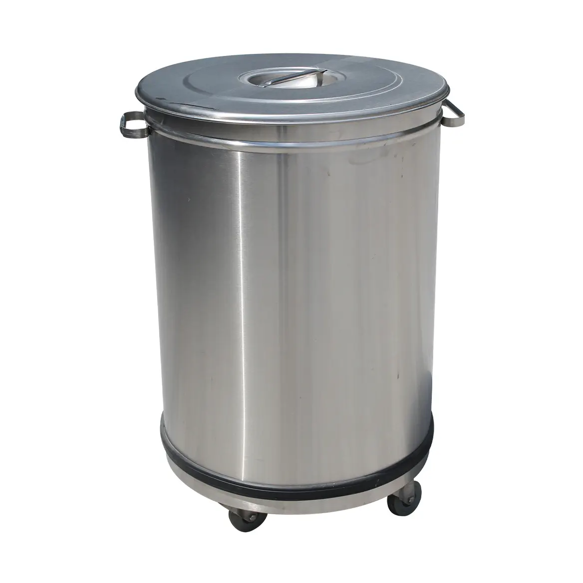 Poubelle avec couvercle sur roues - 50 litres