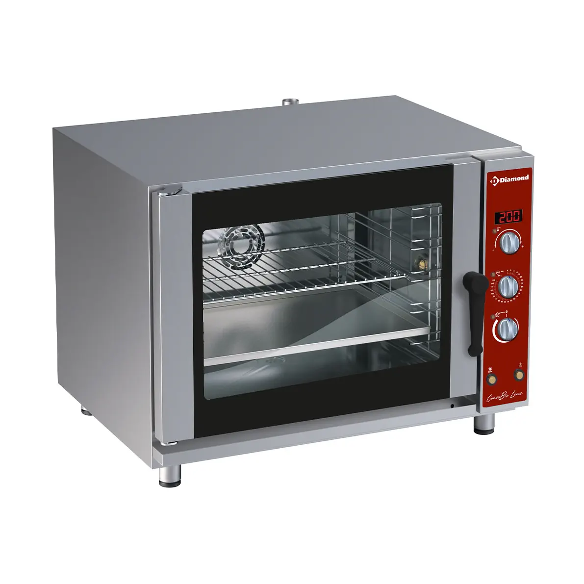 Four à convection électrique, 5x EN (GN), humidificateur automatique