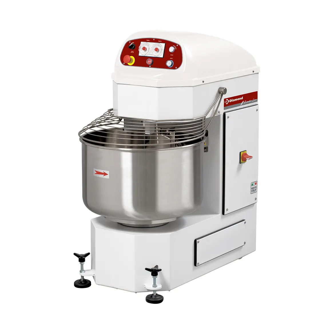 Pétrin à spirale automatique, 2 vitesses, 2 timers, 40 Kg