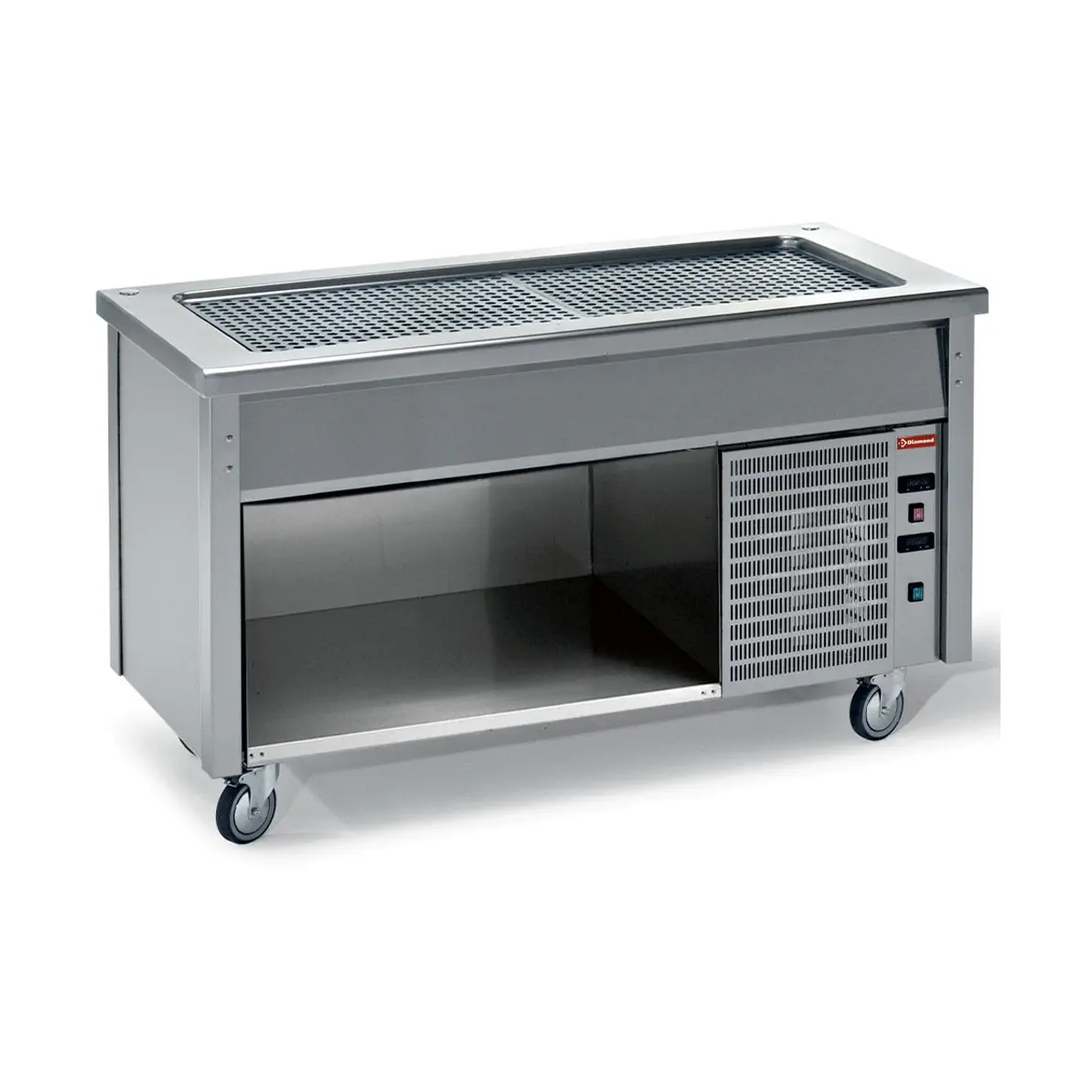 Elément à top réfrigéré sur armoire ouverte