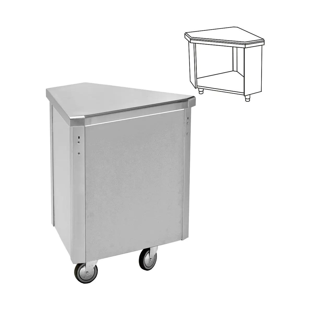 Elément d'angle 45° (interne)