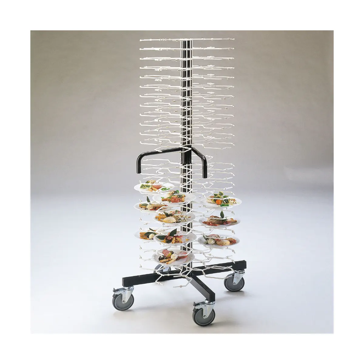 Chariot pour 96 assiettes (de 180-240mm), espac.65mm