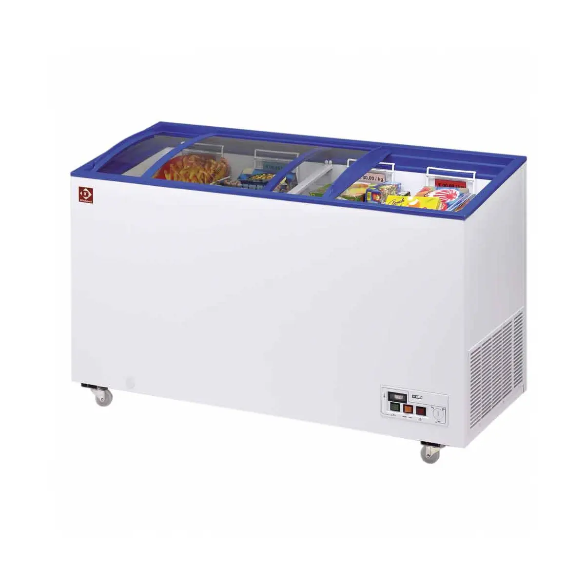 Conservateur pour surgelés, vitres coulissantes 392 litres - 1400 x 600 mm