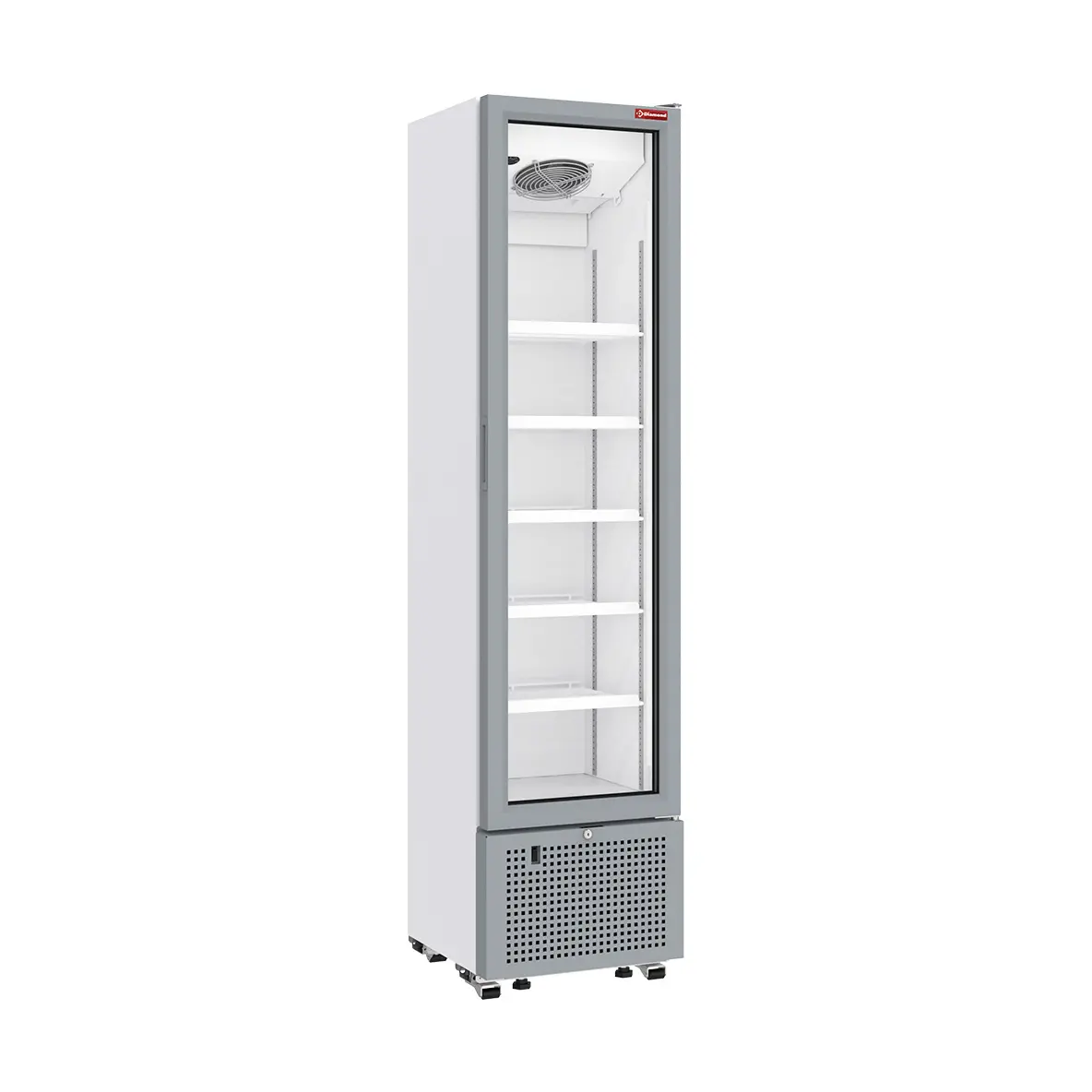 Vitrine ventilée positive 221 litres BLANCHE
