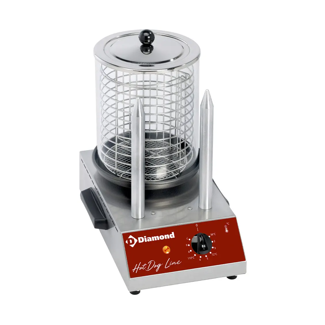 Chauffe saucisses électrique 2 plots