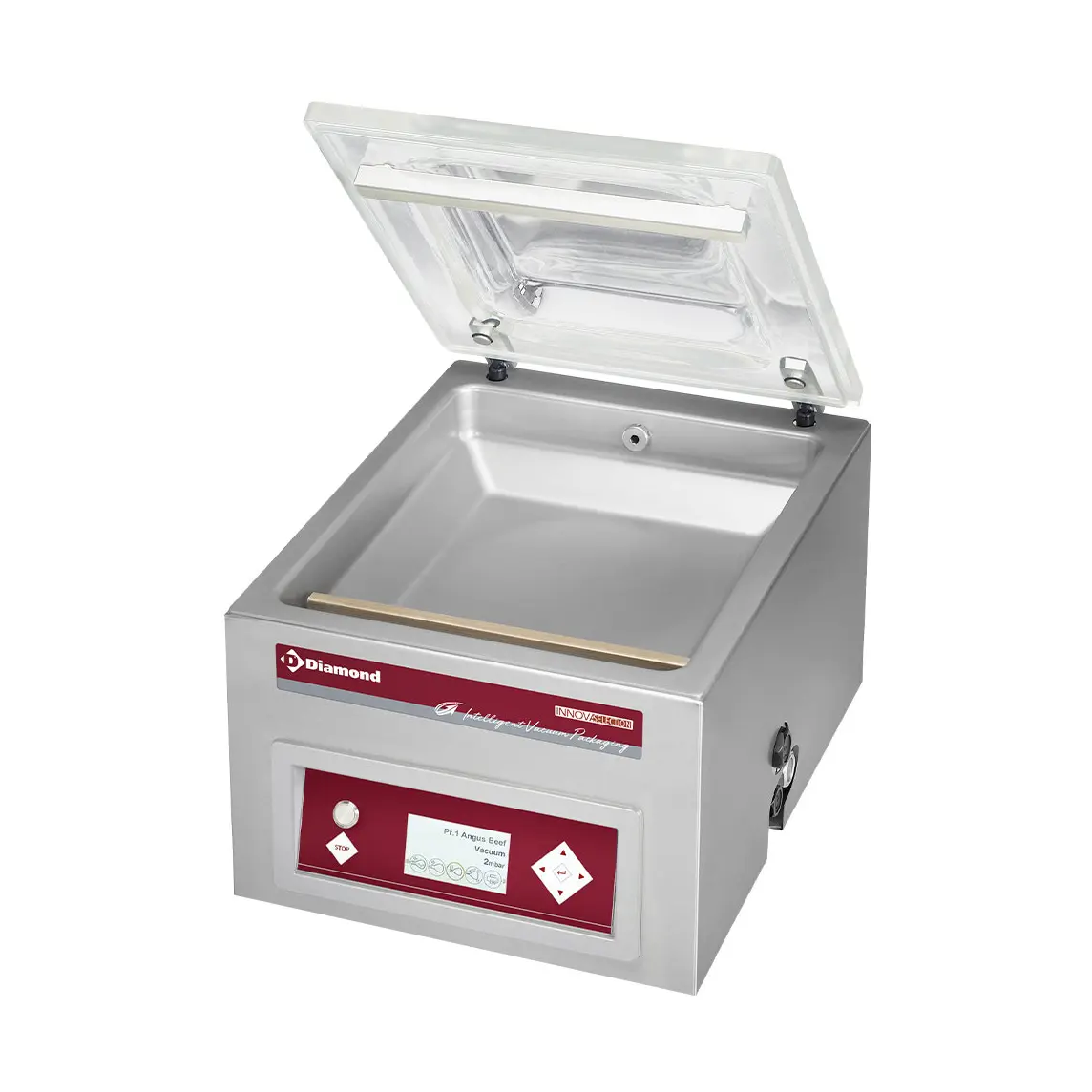 Machine sous-vide, cuve inox 350x370xh150 mm. -16 m3/h écran LCD