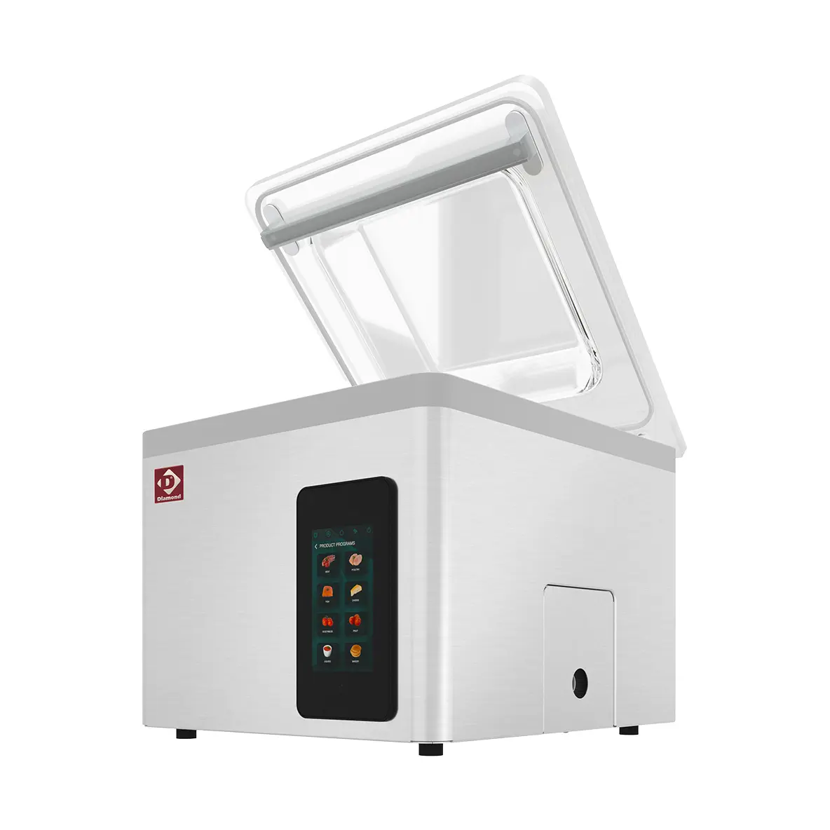 Machine sous-vide, cuve inox 370x420xh180 mm. 21 m3/h ecran TOUCH