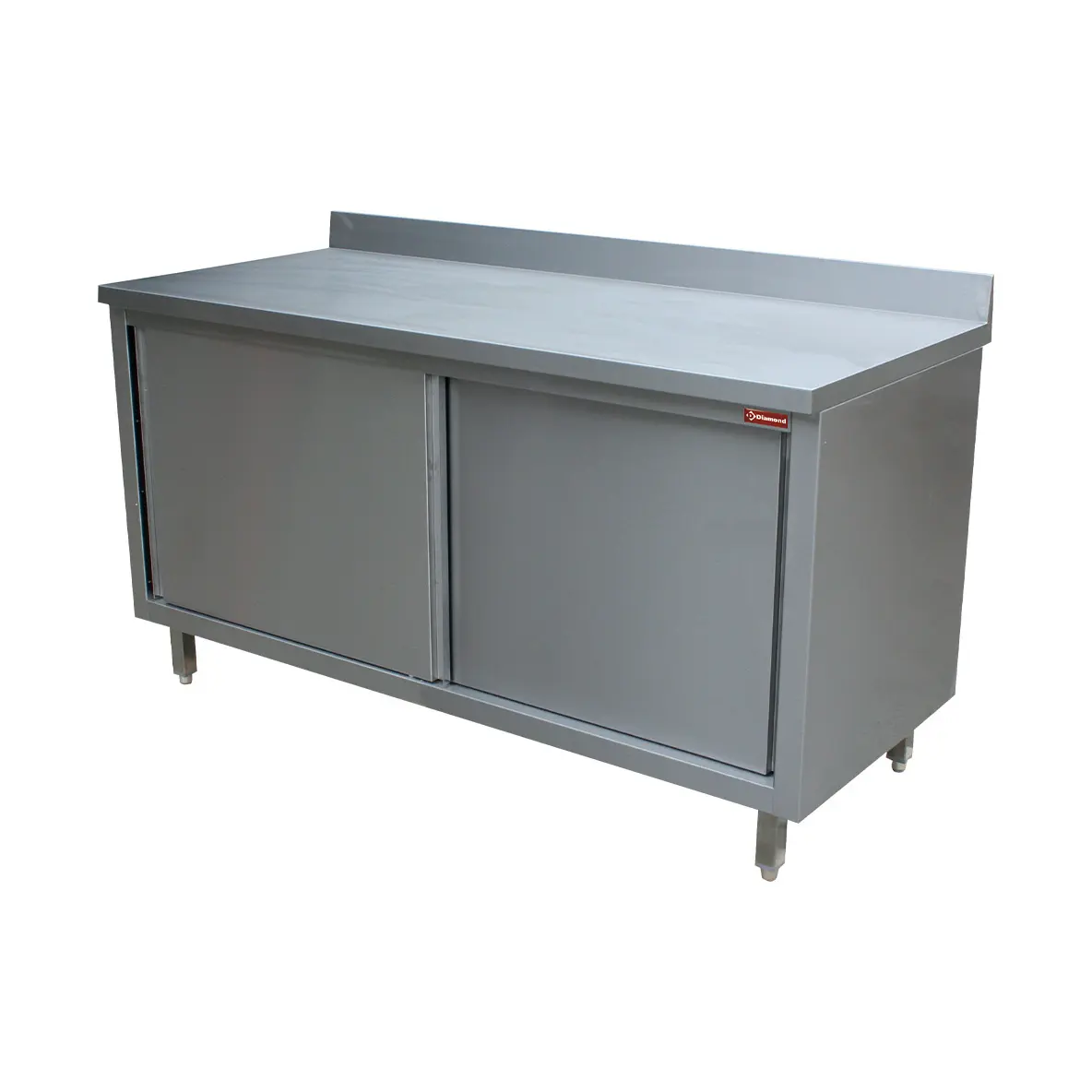 Table armoire neutre, portes coulissantes, murale - 1400 x 600 mm