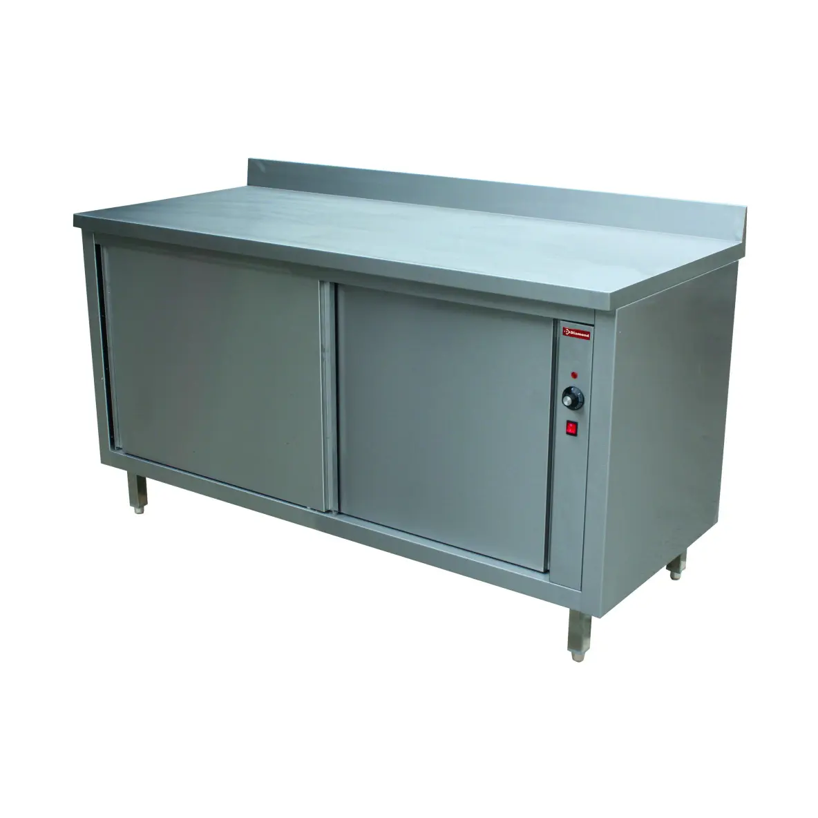 Armoire chauffante 2 portes coullissantes, murale - 1200 x 700 mm
