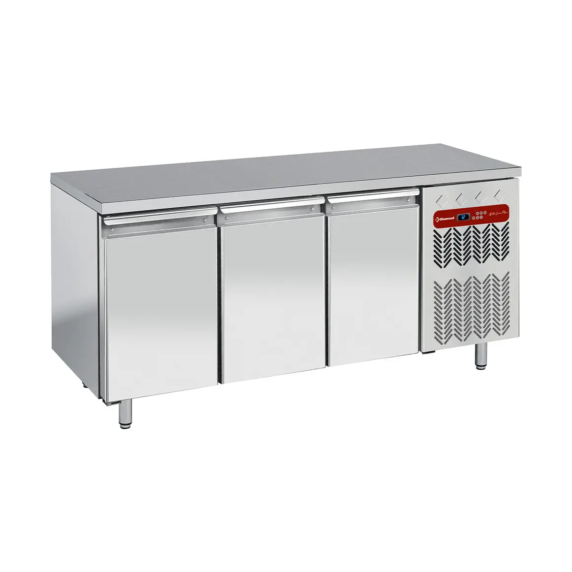 Table de congélation, ventilée, 3 portes GN 1/1