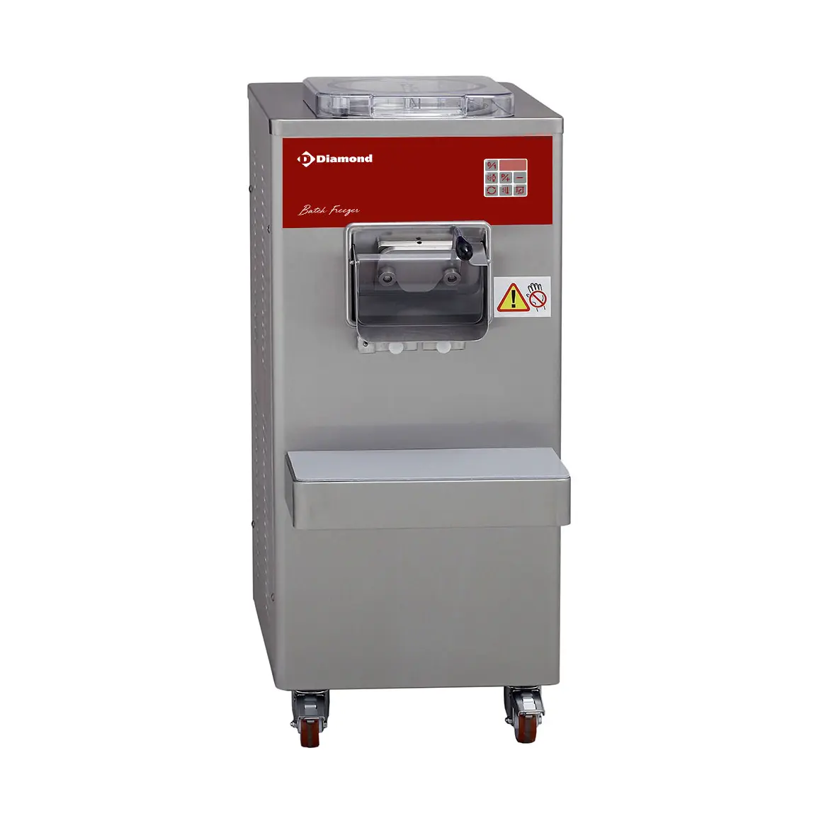 Turbine à glace verticale automatique, 50 L/h, condenseur à air