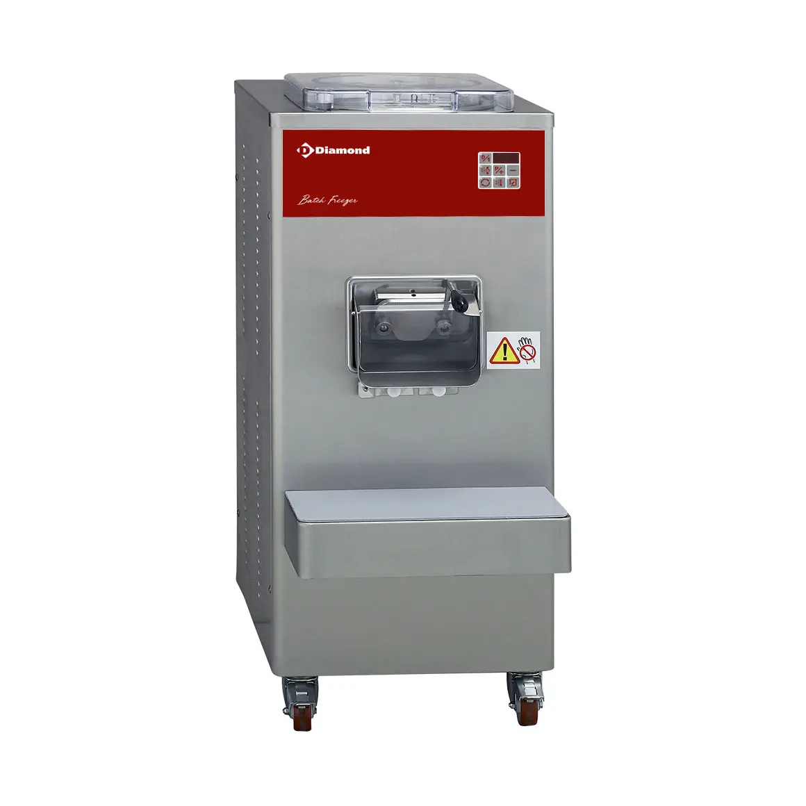 Turbine à glace verticale automatique, 80 litres/h, condenseur à eau