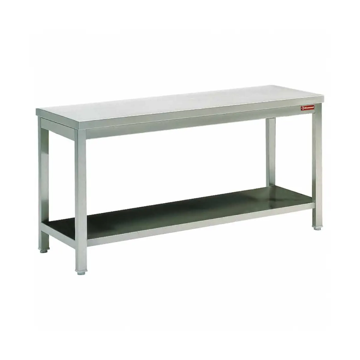 Table de travail avec étagère  - 2000 x 600 mm