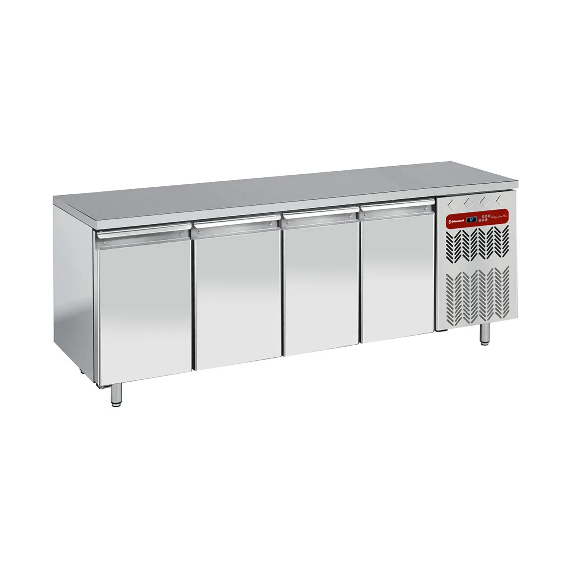 Table de congélation, ventilée, 4 portes EN 600x400
