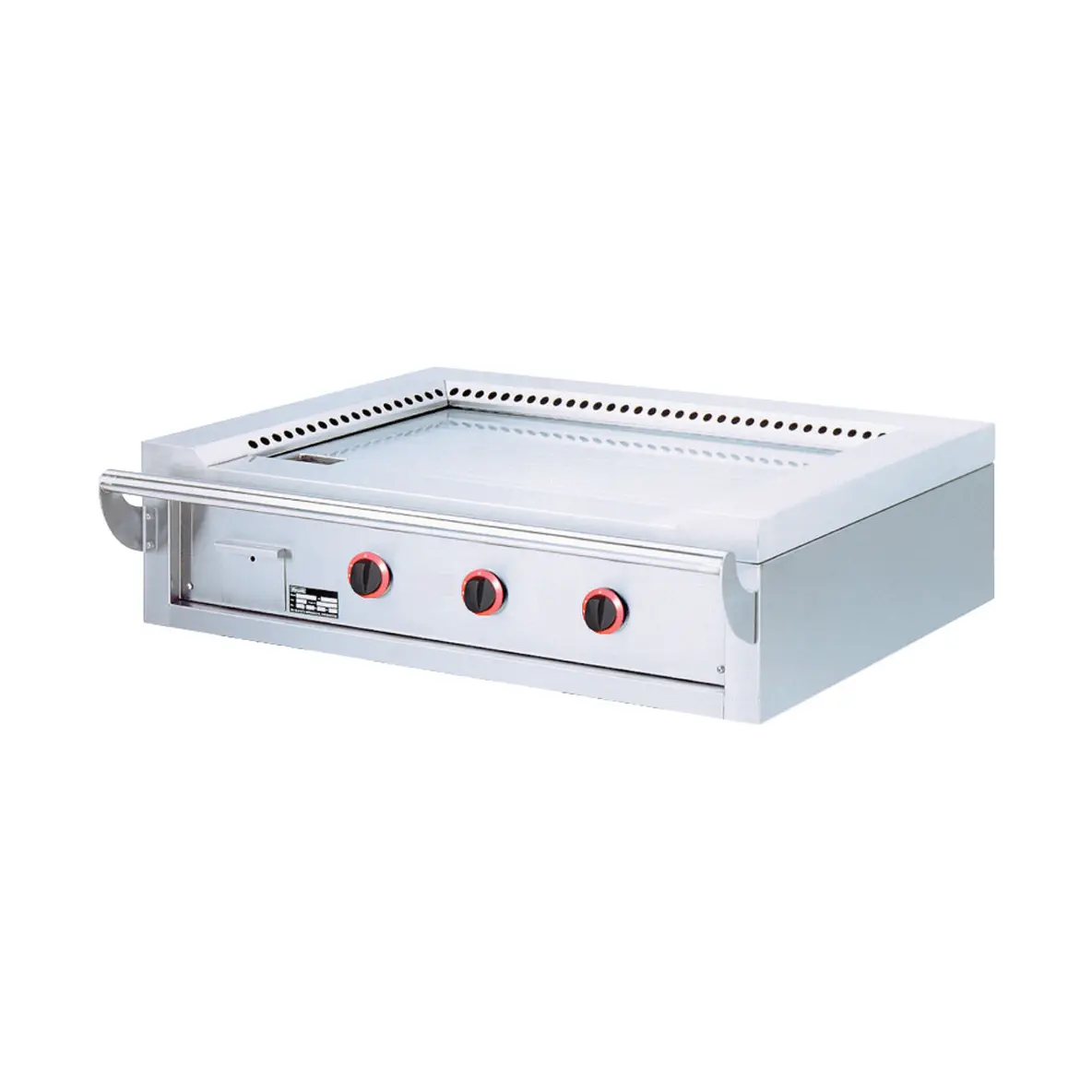 Plaque "Teppanyaki" gaz, 3 zones (3x 7 kW), de table -Top-