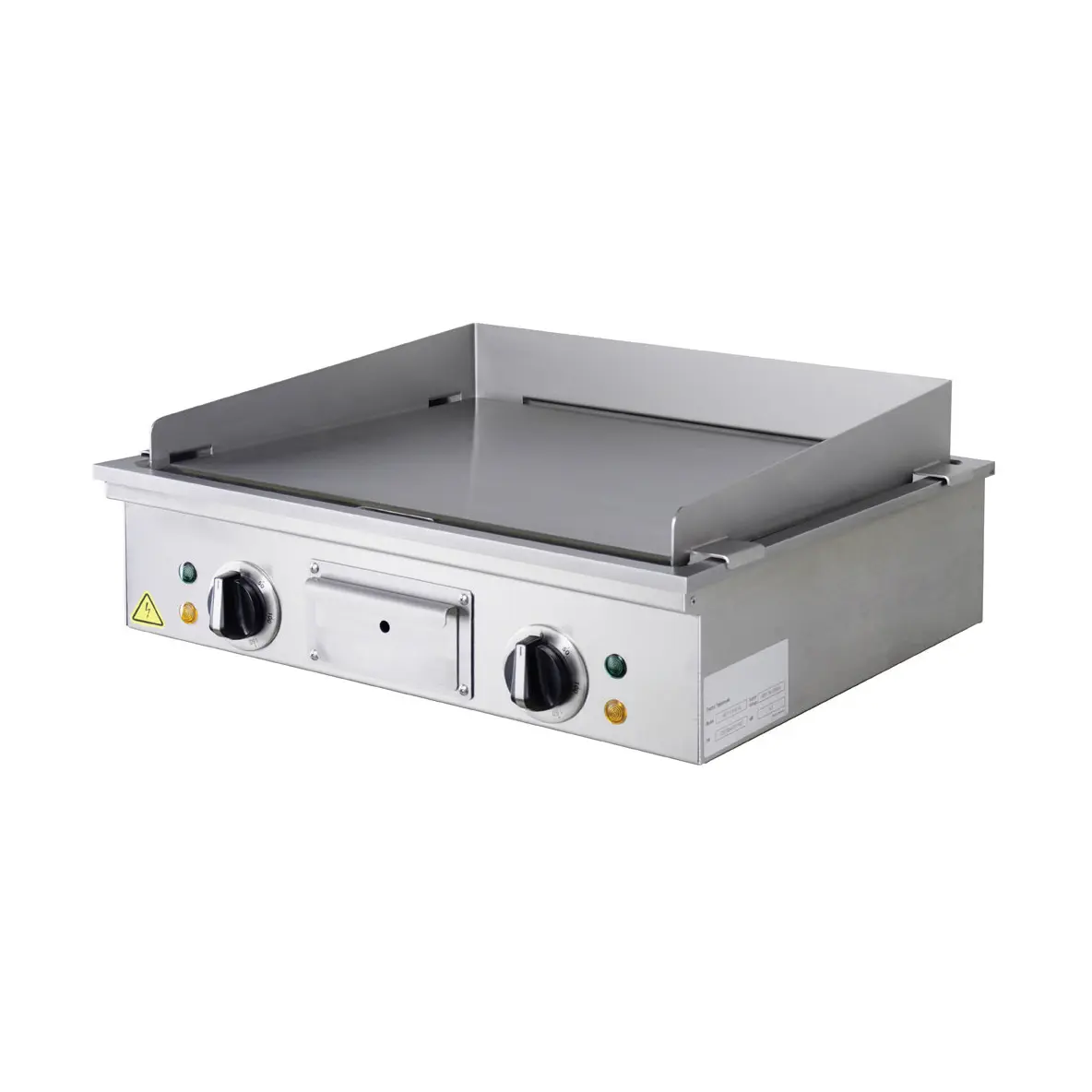 Plaque "Teppanyaki " électrique, 2 zones (2x 3,15 kW), de table