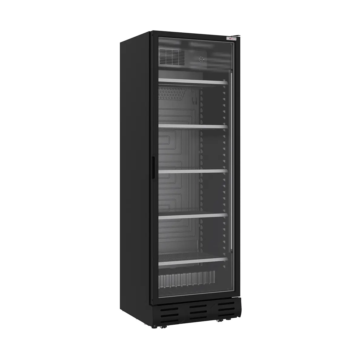 Vitrine ventilée positive 382 litres NOIRE