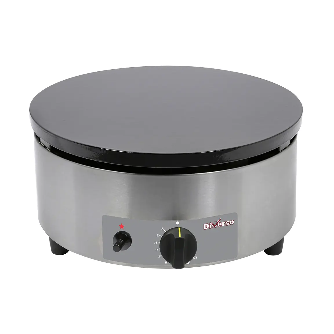 Crêpière haut rendement, gaz, Ø 400 mm "émaillée"