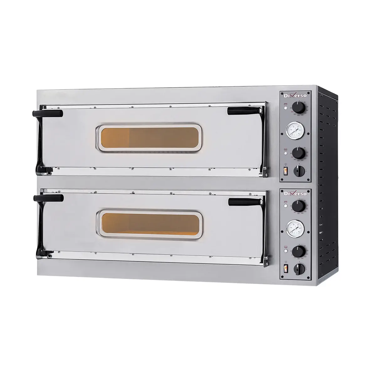 Four électrique 2x 2 pizzas diam. 350mm, 2 chambres