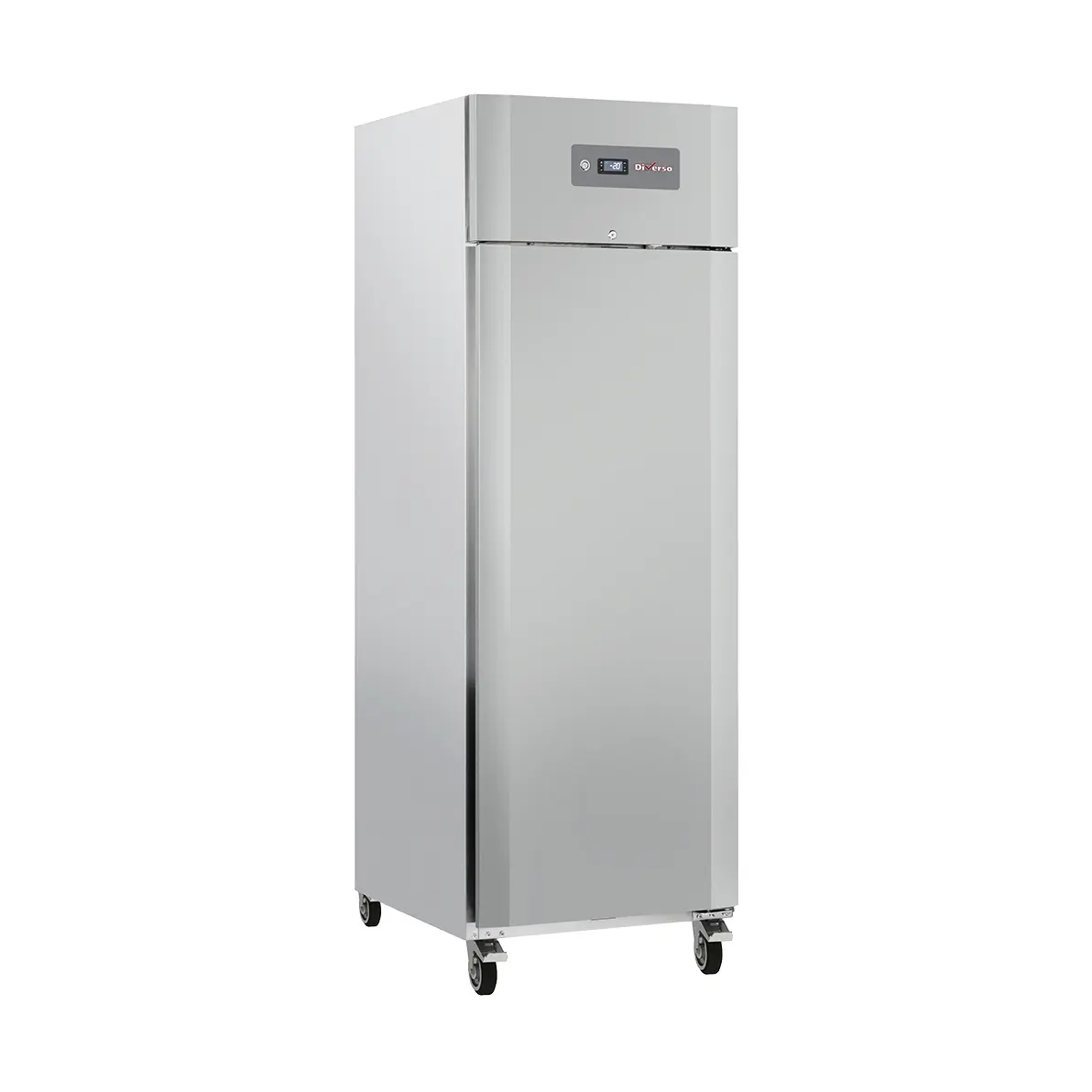 Armoire frigorifique ventilée 600 Lit. 1 porte GN 2/1, sur roues, 2 avec freins