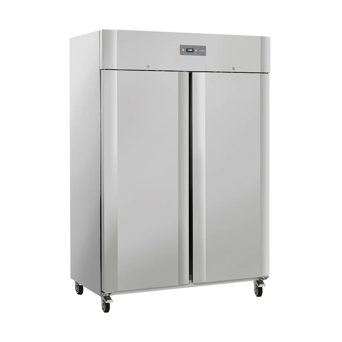 Armoire frigorifique ventilée 1200 Lit. 2 portes GN 2/1, sur roues, 2 avec freins