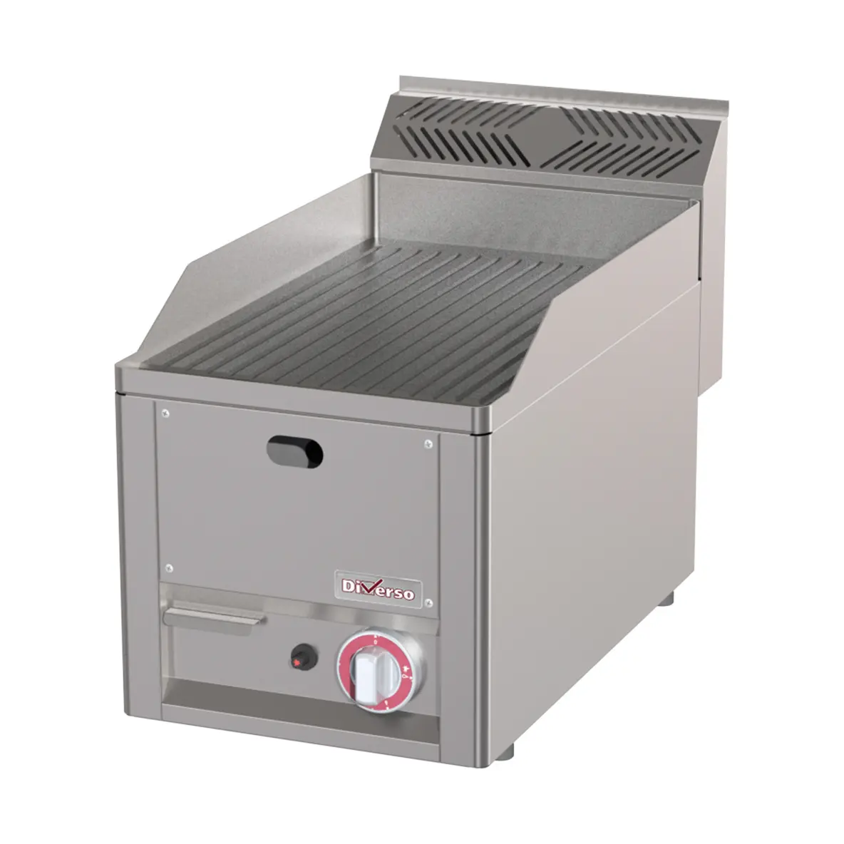 Plaque de cuisson rainurée, gaz, -Top-