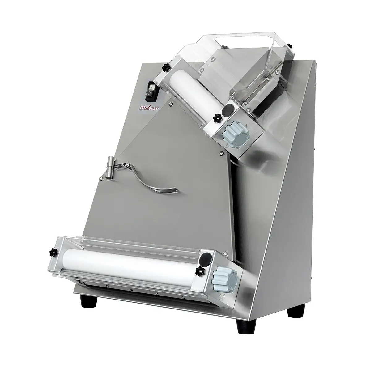 Laminoir diam. 400 mm, 2 rouleaux, en inox