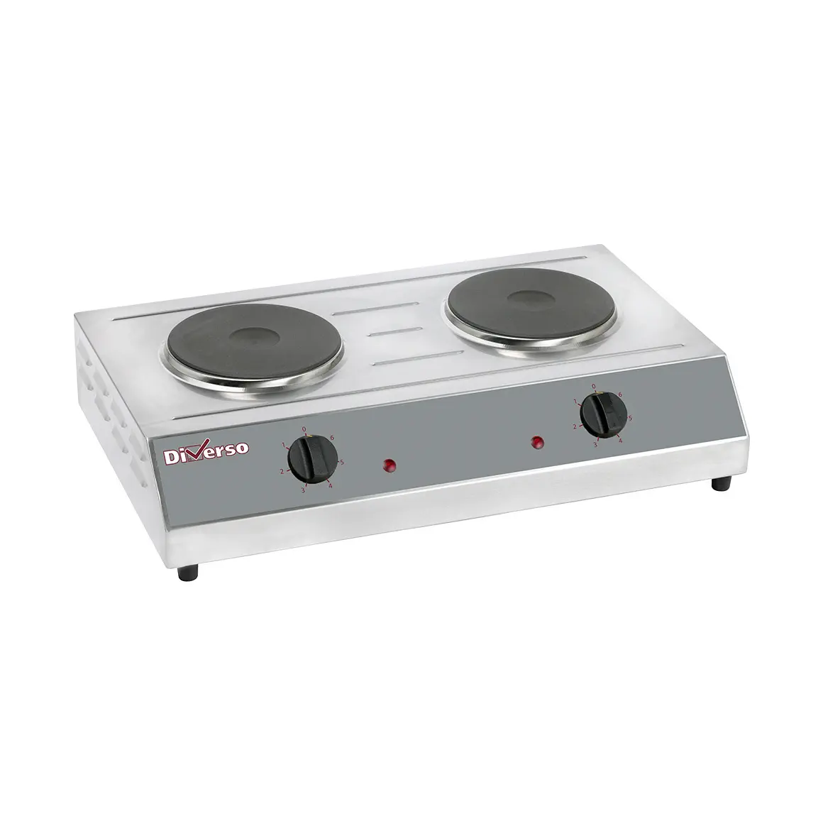 Réchaud électrique de table, 2 plaques Ø 190mm