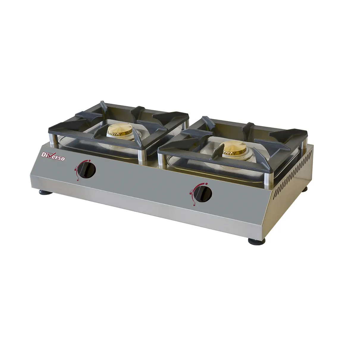 Réchaud de table gaz, 2 feux vifs 5 kW