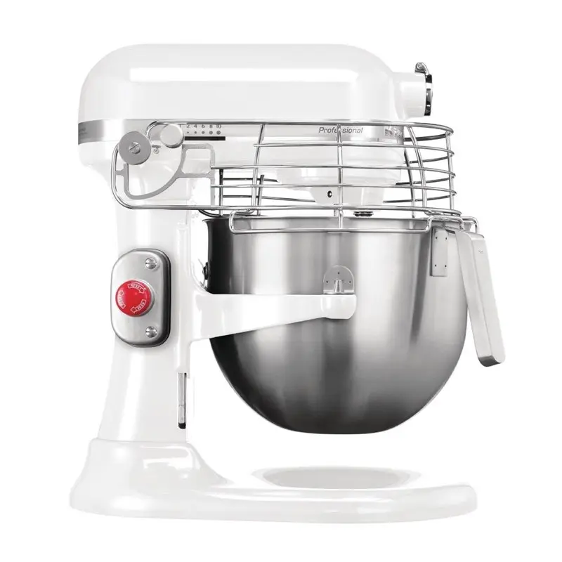 Batteur professionnel Kitchenaid 6,9L blanc