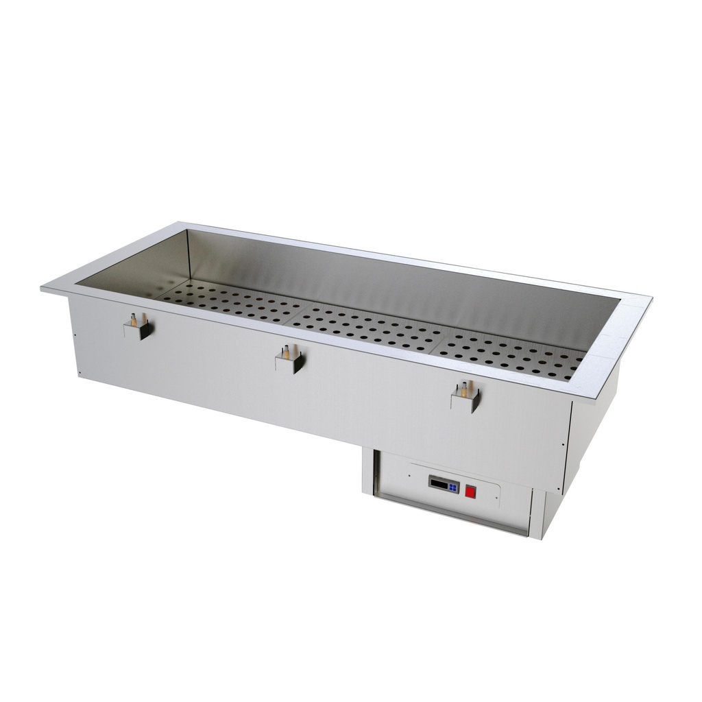 Cuve buffet sèche statique 2 GN 1/1